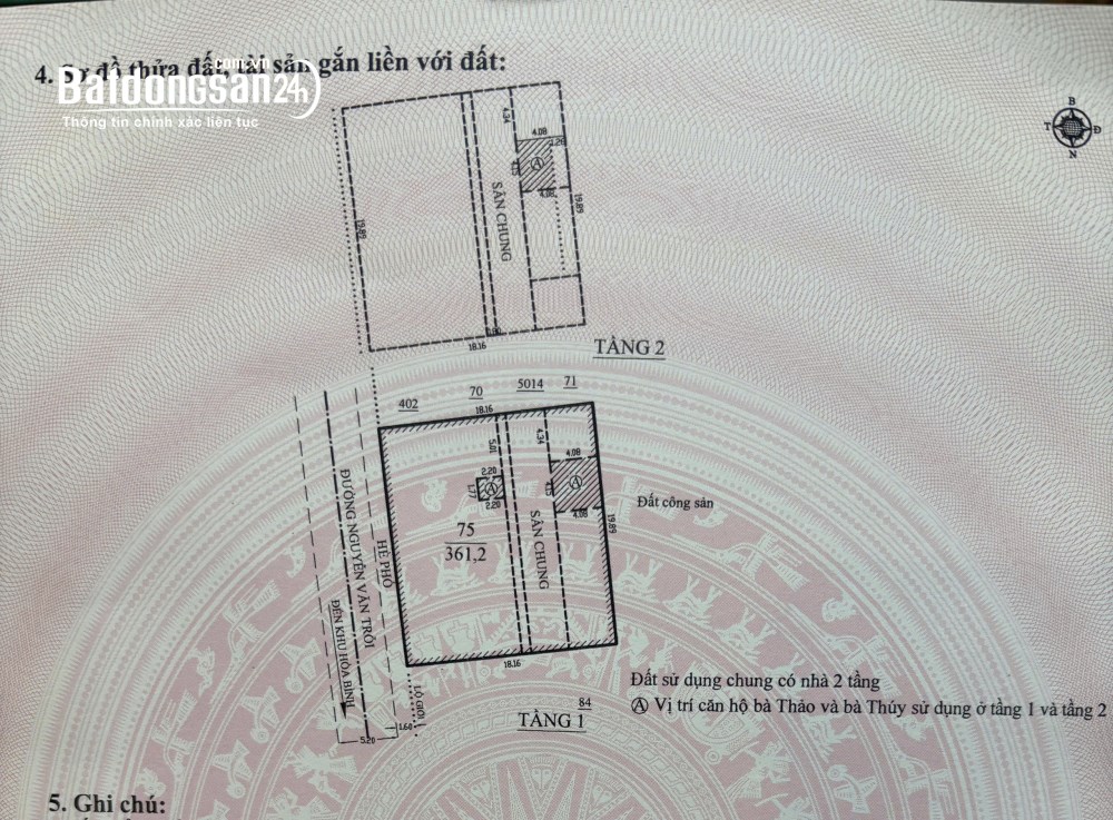 Bán nhà Đường Nguyễn Văn Trỗi, Phường Xuân Hương (TP Đà Lạt cũ), Tỉnh Lâm Đồng
