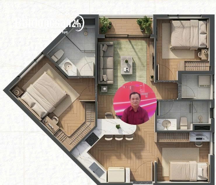 Bán căn hộ Green Square, Đường GS1, Phường Dĩ An (TP Dĩ An cũ)
