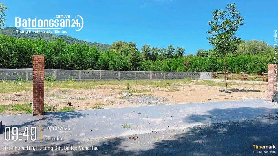 BÁN CẮT LỖ – ĐẤT VIEW NÚI MINH ĐẠM – GẦN HỒ SỞ BÔNG, Xã Phước Hải (Huyện Đất Đỏ cũ)