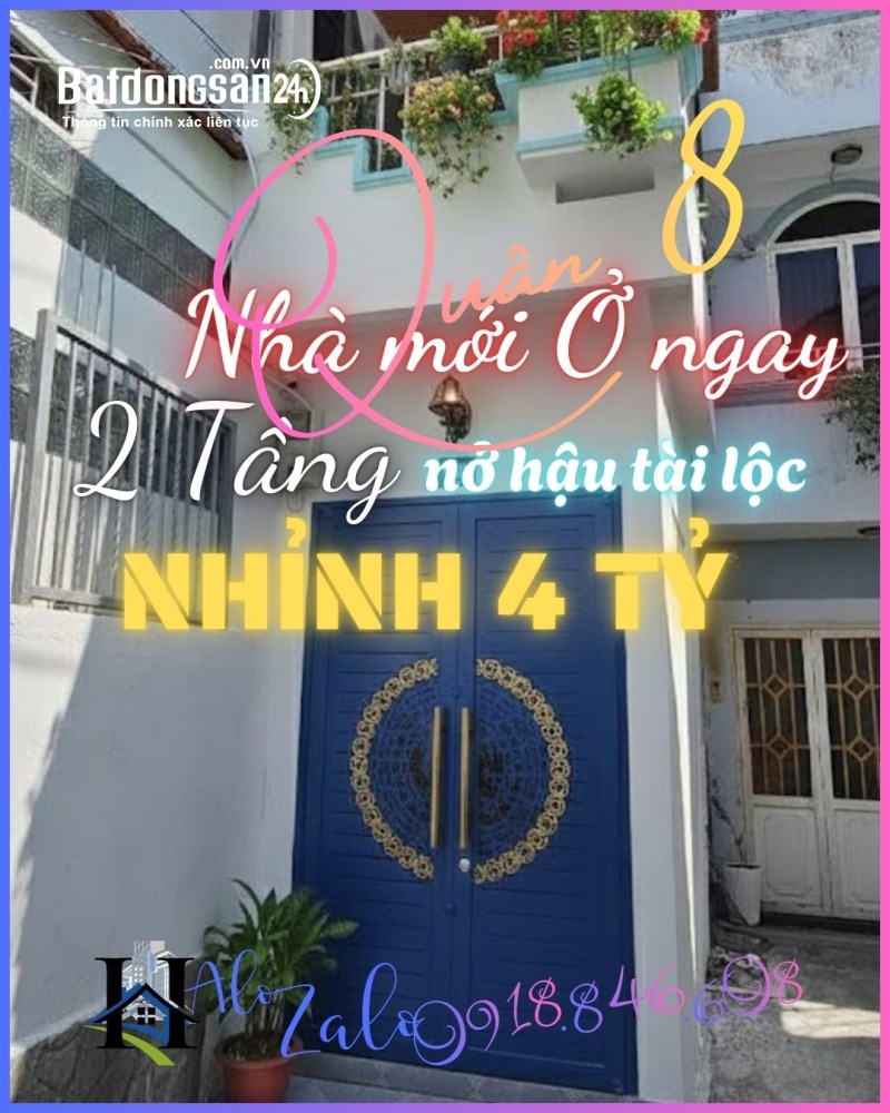 Bán nhà Đường Âu Dương Lân, Phường Chánh Hưng (Quận 8 cũ), Hồ Chí Minh