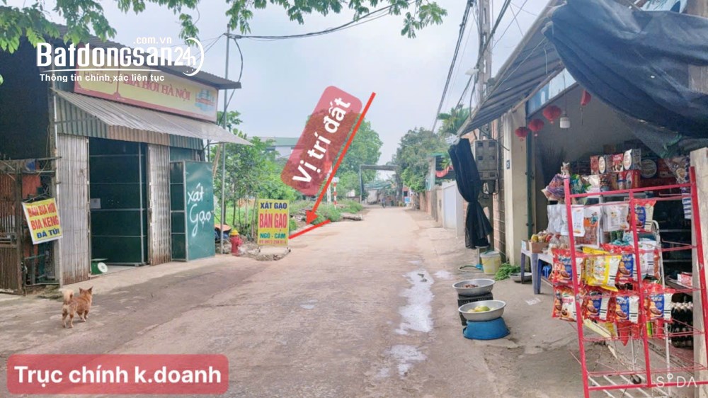 TRỤC CHÍNH, KD TỐT, 68M2, CHỈ HƠN 3 TỶ, Xã Hạ Bằng (H Thạch Thất cũ)