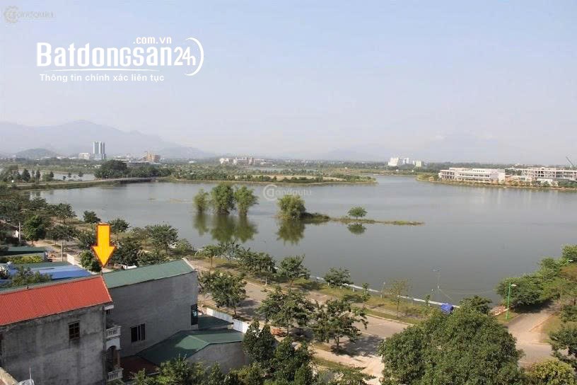 BÁN ĐẤT THỔ CƯ HOÀ LẠC, MẶT ĐƯỜNG Ô TÔ TRÁNH, 115M2, MT8, ĐỐI DIỆN ĐH FPT, VIEW HỒ 