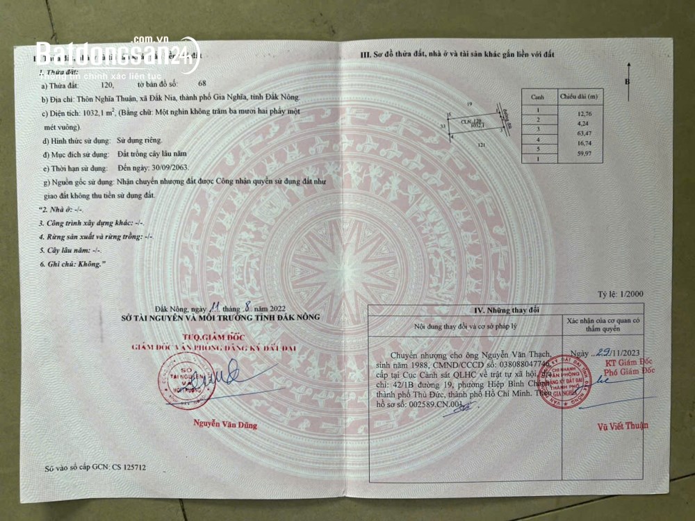 Bán đất Đường Quốc lộ 28, Phường Đông Gia Nghĩa (TP Gia Nghĩa cũ), Tỉnh Lâm Đồng