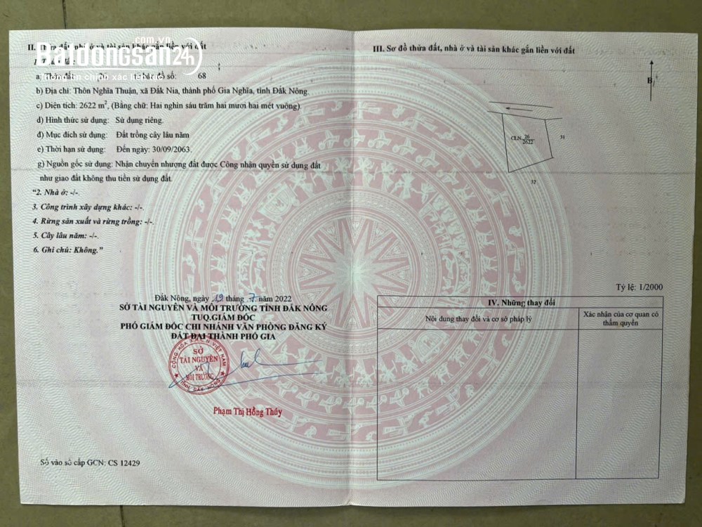 Bán đất Đường Quốc lộ 28, Phường Đông Gia Nghĩa (TP Gia Nghĩa cũ), Tỉnh Lâm Đồng