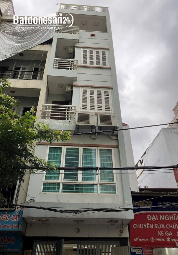 Cho thuê nhà ngõ 2 phố Nguyễn Chánh, Dt 65m2 x 5 tầng 2 mặt thoáng, đường rộng ô tô 