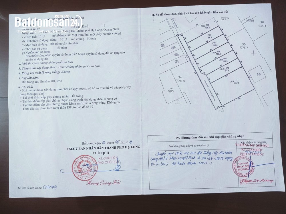Bán đất Đường Nguyễn Văn Cừ, Phường Hạ Long (TP Hạ Long cũ), Quảng Ninh