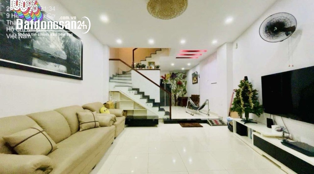 Chính chủ bán gấp nhà Mới Đẹp 5x15m Nở hậu, 4PN, HXH 6m Trịnh Đình Trọng, 11,6 tỷ TL 