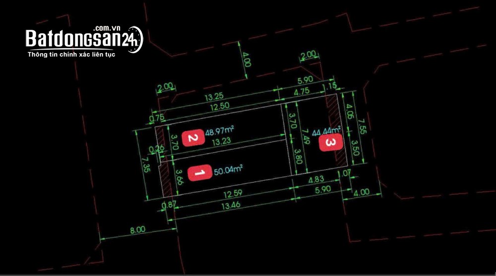 Siêu Phẩm Âu Cơ, Mở bán 3Lô Hẻm Nhựa 8m Âu Cơ Thông Ni Sư Huỳnh Liên