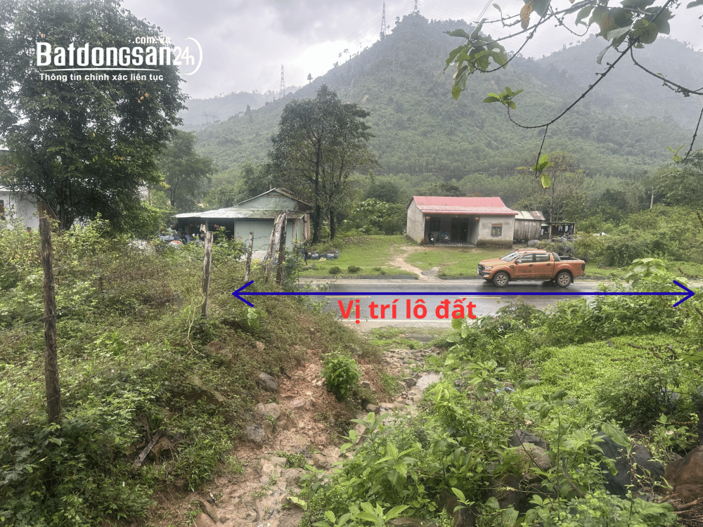 350 triệu - 232 mét đất mặt tiền Quốc lộ 14B - Nam Giang - Đà Nẵng