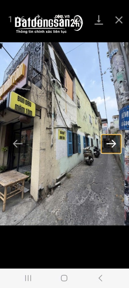 Bán nhà mặt tiền Đường Đặng Văn Ngữ, Phường Cầu Kiệu (Q Phú Nhuận cũ), Hồ Chí Minh