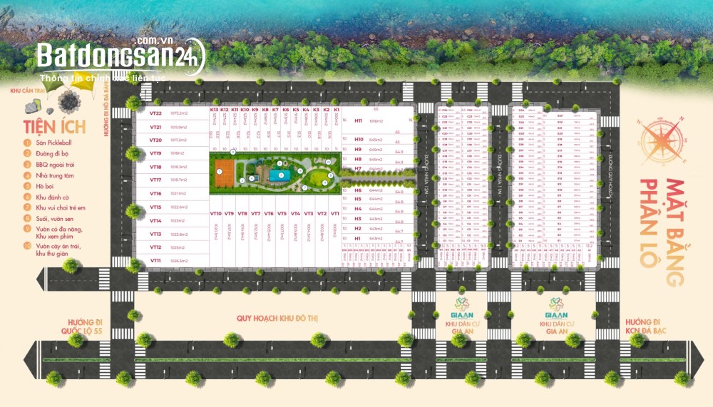 Cọc 50tr giữ chỗ – Đất sổ riêng giáp Bà Rịa, DT 765, trục cao tốc Biên Hòa – Vũng Tàu