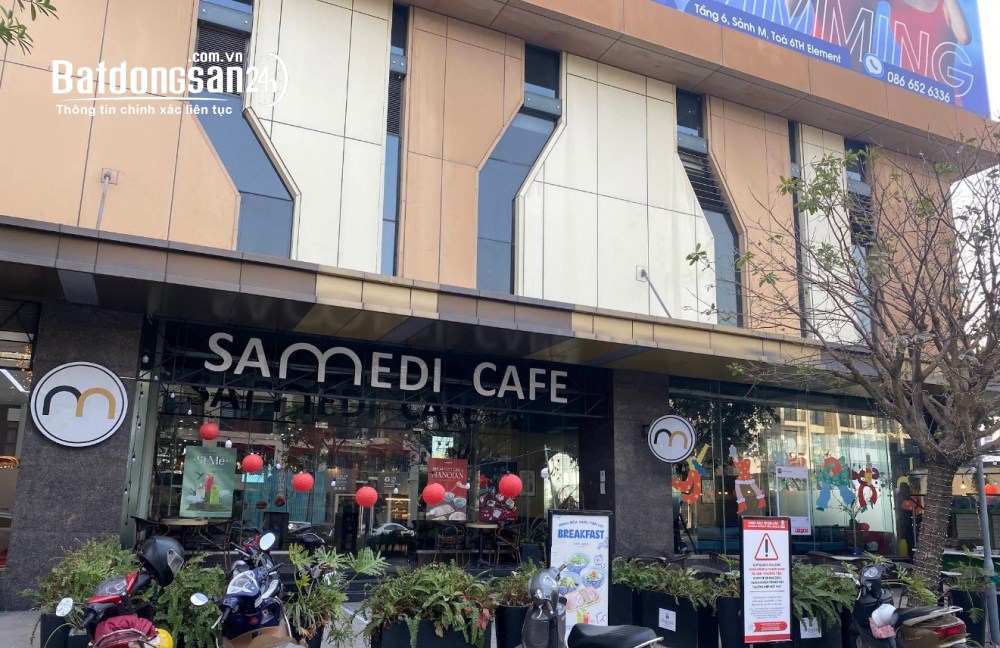 🏦 MB TẦNG 1 CHO THUÊ - QUÁN CAFE -  TÒA 6TH ELEMENT, TÂY HỒ TÂY 🏦