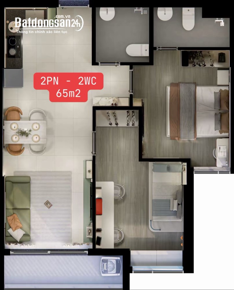 Bán căn hộ Bcons NewSky, Đường Quốc Lộ 13, Phường An Phú (TP Thuận An cũ)