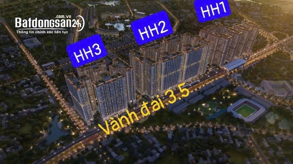 📍 CHUNG CƯ HH3 KIM CHUNG DI TRẠCH - DỰ ÁN HINODE ROYAL PARK – MẶT ĐƯỜNG VÀNH ĐAI 3.5