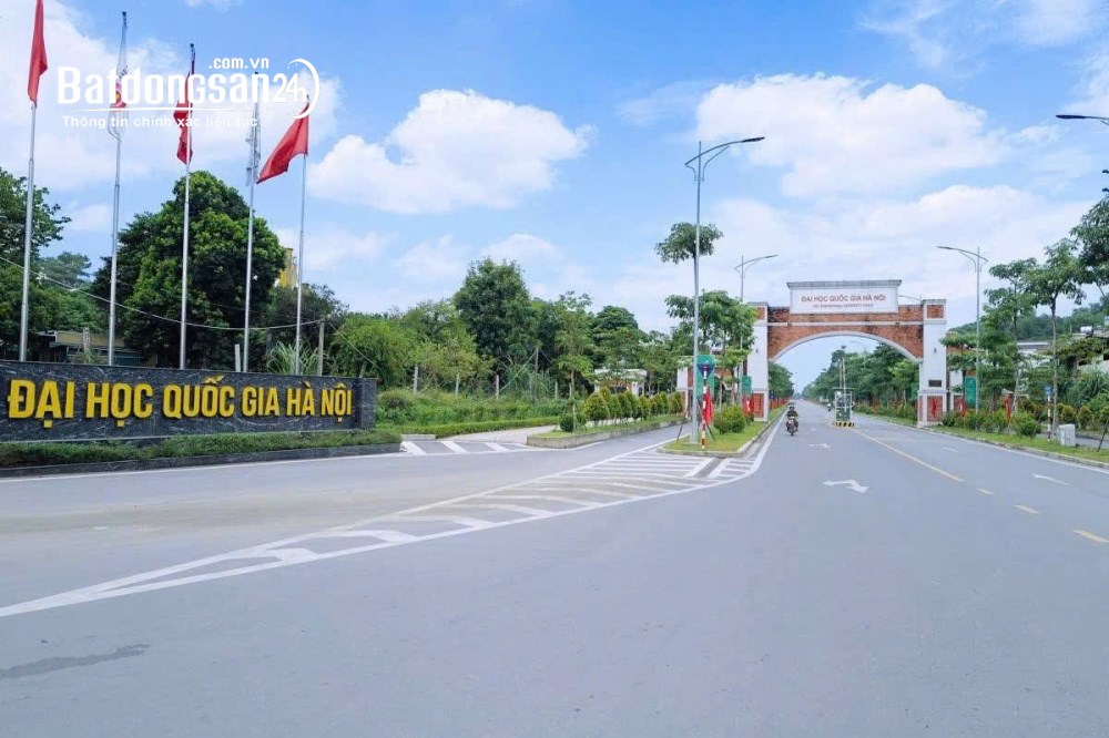 BÁN ĐẤT HÒA LẠC MẶT ĐƯỜNG CHÍNH 420, SÁT CHỢ HÒA LẠC, ĐỐI DIỆN DHQG, FPT 108M2.