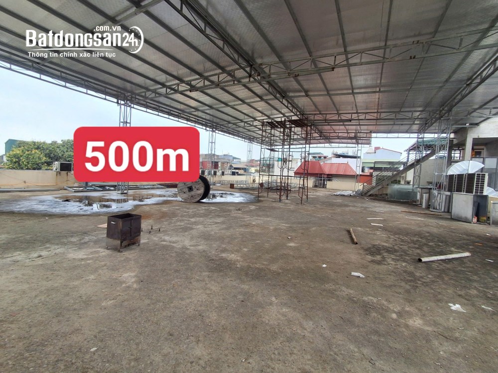 Cho thuê tầng thượng, 500m2, sẵn mái, Chương Dương Độ