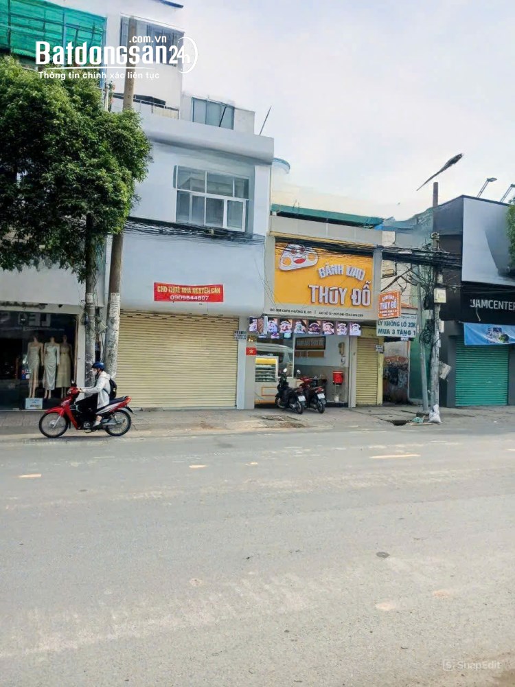 Cho thuê nhà mặt tiền Đường Cách Mạng Tháng Tám, Phường Nhiêu Lộc (Quận 3 cũ), TP Hồ Chí Minh