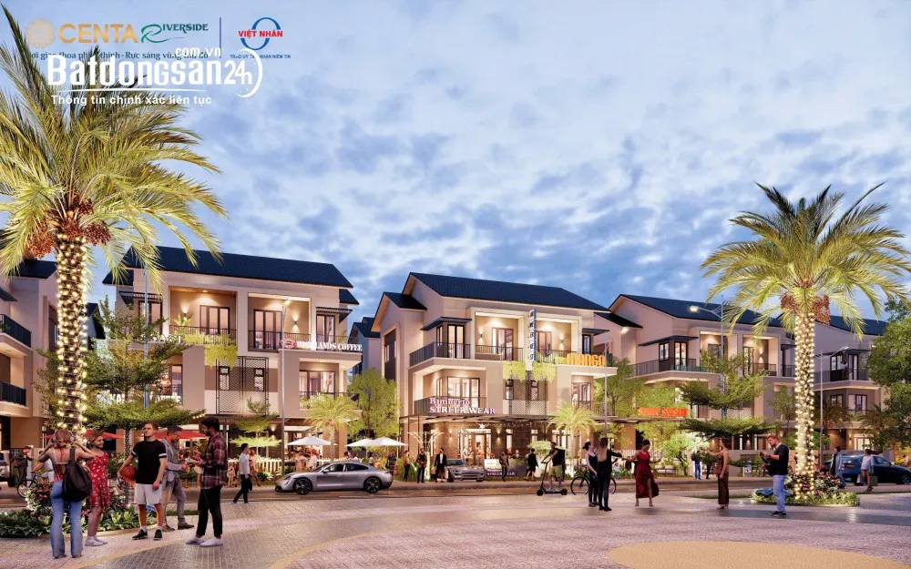 Bán Biệt thự-Villas Dự án Centa Riverside, Đường Hữu Nghị, Phường Phù Khê (TP Từ Sơn cũ)