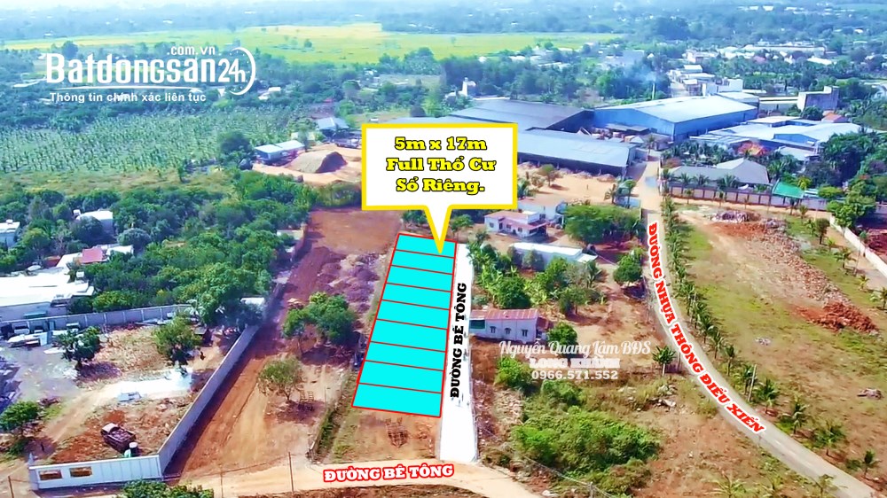 Bán 85m² đất thổ cư, ngay sau kho Hoàng Long, P Long Khánh, ĐN, Giá chỉ 749tr