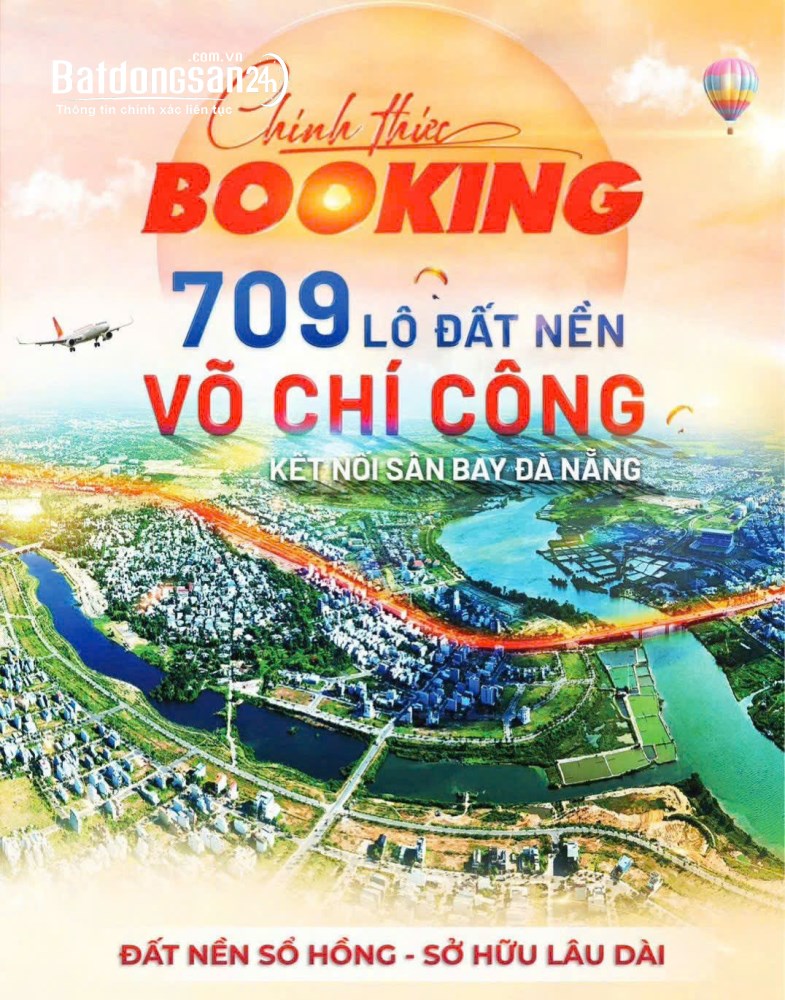 HƠN 700 LÔ ĐẤT NỀN KĐT VÕ CHÍ CÔNG CHÍNH THỨC NHẬN BOOKING