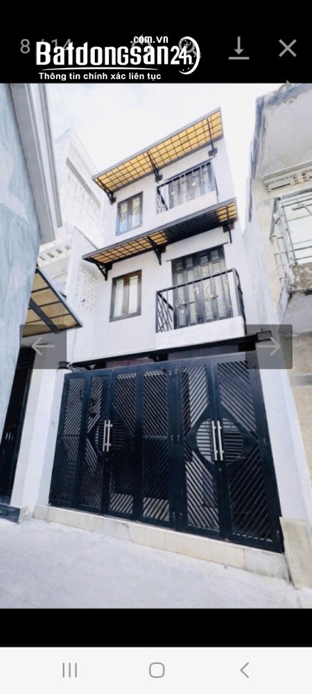 Nhà hẻm ba gác , 41m2 , 4 lầu , Phú Nhuận , giá 6.8 tỷ .