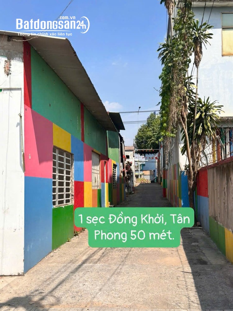  Bán đất 60m2 sổ riêng thổ cư đường ô tô (P. Tân Phong) chỉ 2,490 tỉ