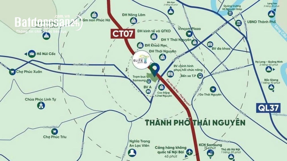 CHUNG CƯ TRUNG TÂM TP THÁI NGUYÊN – GIÁ CHỈ TỪ 1,8 TỶ