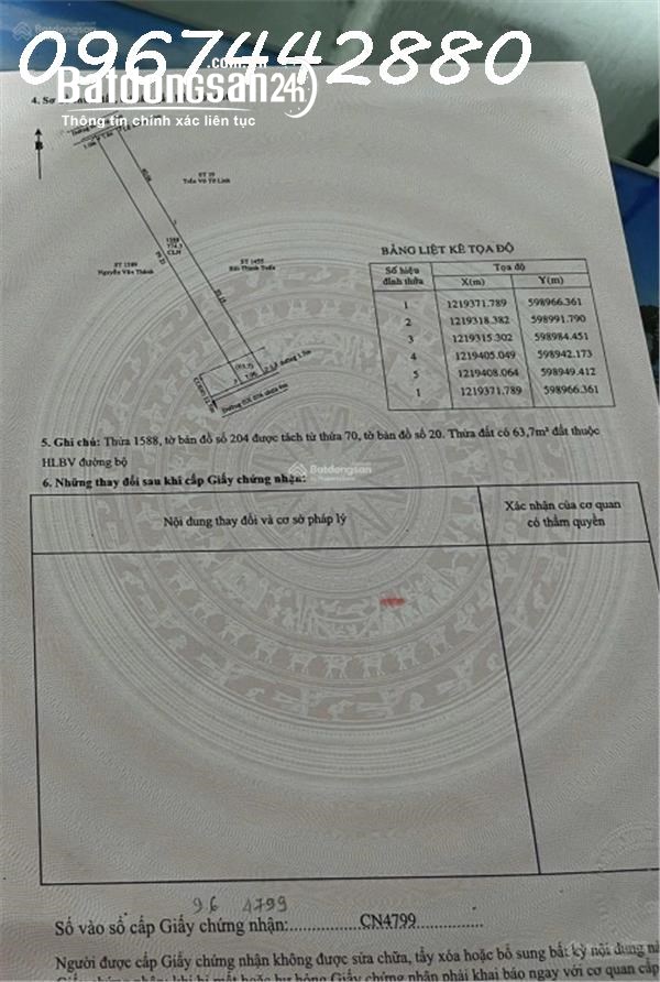 Bán đất tiềm năng đường DX76 (Định Hòa cũ), Thủ Dầu Một
