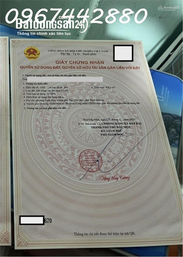 Bán đất tiềm năng đường DX76 (Định Hòa cũ), Thủ Dầu Một