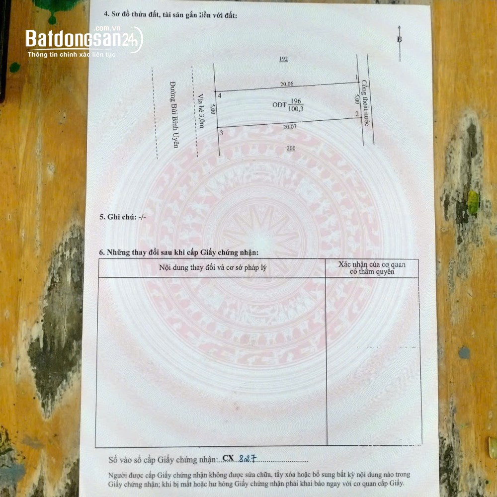 100m2/ 5 tỷ, Đất đường  Bùi Bỉnh Uyên, Hòa Hải, NHSơn, Đ Nẵng, Sát Biển.