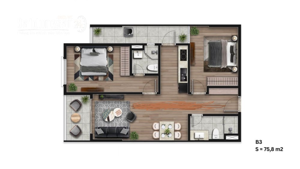 Bán căn hộ FLC Hausman, Phường Đại Mỗ (Q Nam Từ Liêm cũ), Hà Nội