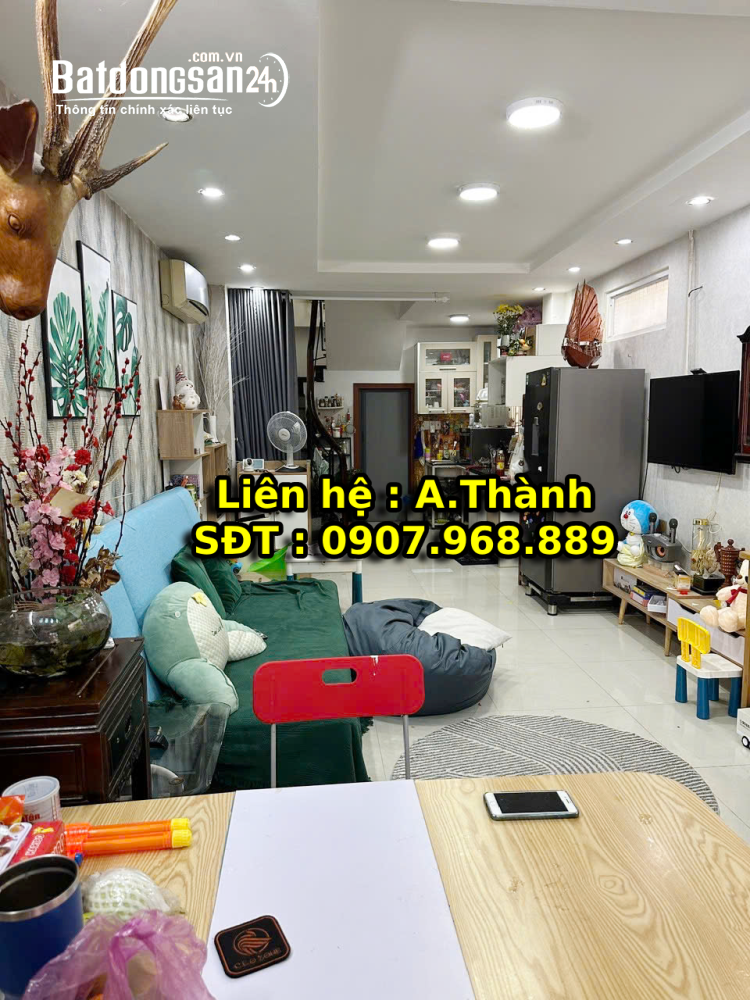 Bán nhà mới 3m5 x 11m, 1 trệt 3 lầu 1ST ,Đường Hậu Giang, Phường 5 ,Quận 6