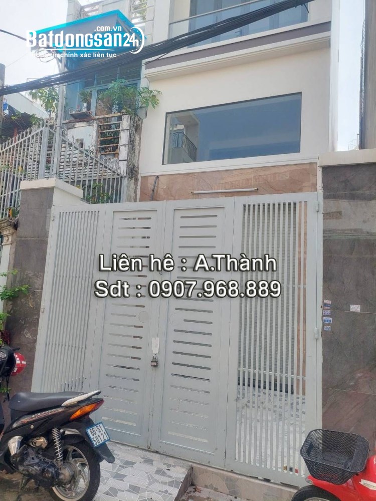 Bán nhà mới 3m5 x 27m, 1 trệt 2 lầu 1ST ,Đường Nguyễn Văn Luông, Phường 12 ,Quận 6