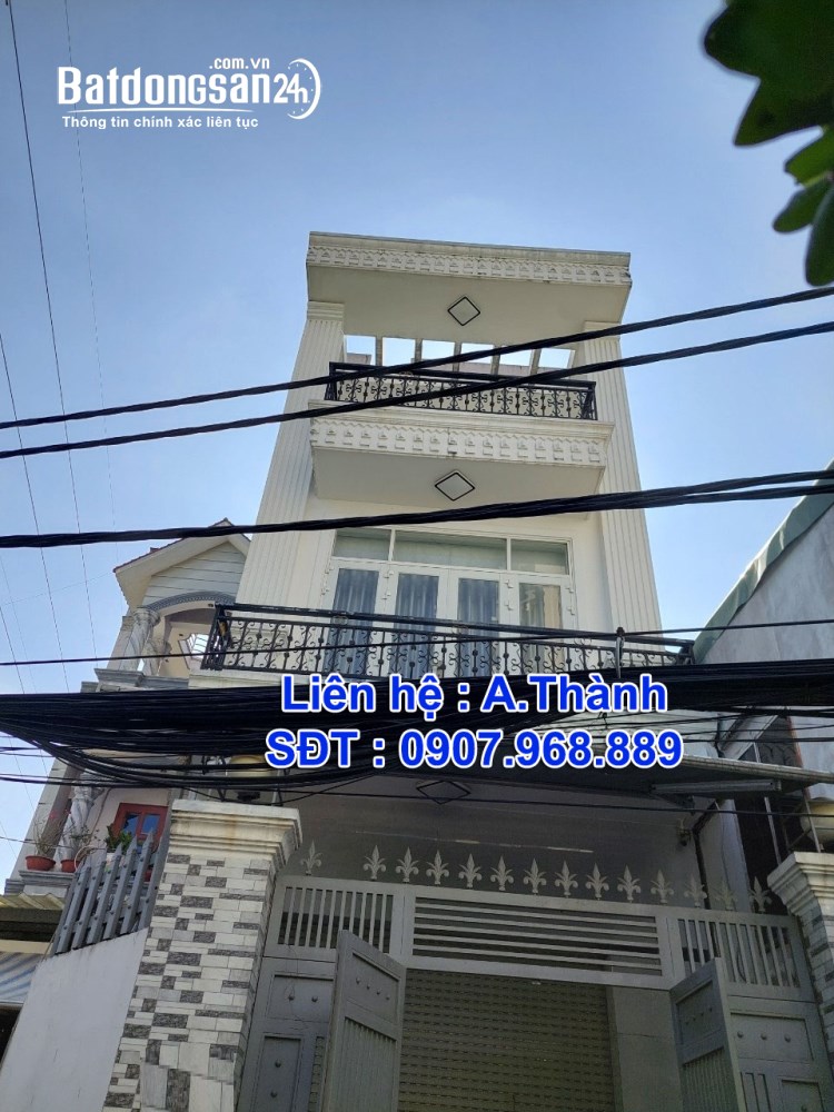 Bán nhà mới 4m2 x 16m, 1 trệt, 2 lầu btct ,Đường Bùi Tư Toàn, Phường An Lạc ,Quận Bìn