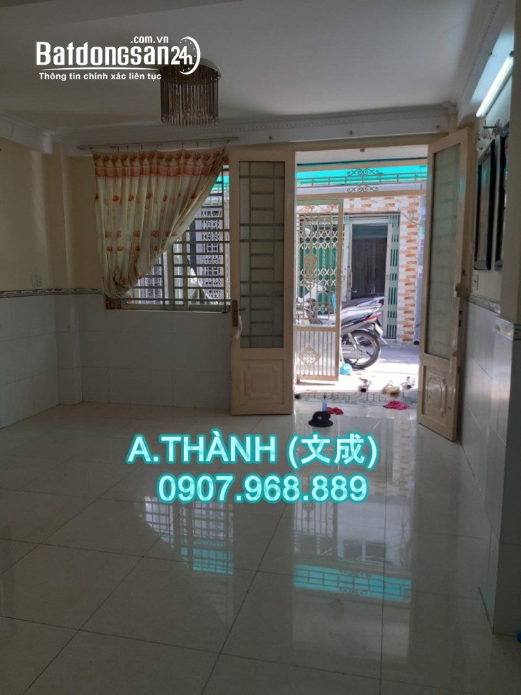 Nhà bán 4m3 x 11m,1 trệt, 2 lầu,1 sân thượng, Gia Phú , Phường 3 ,Quận 6 