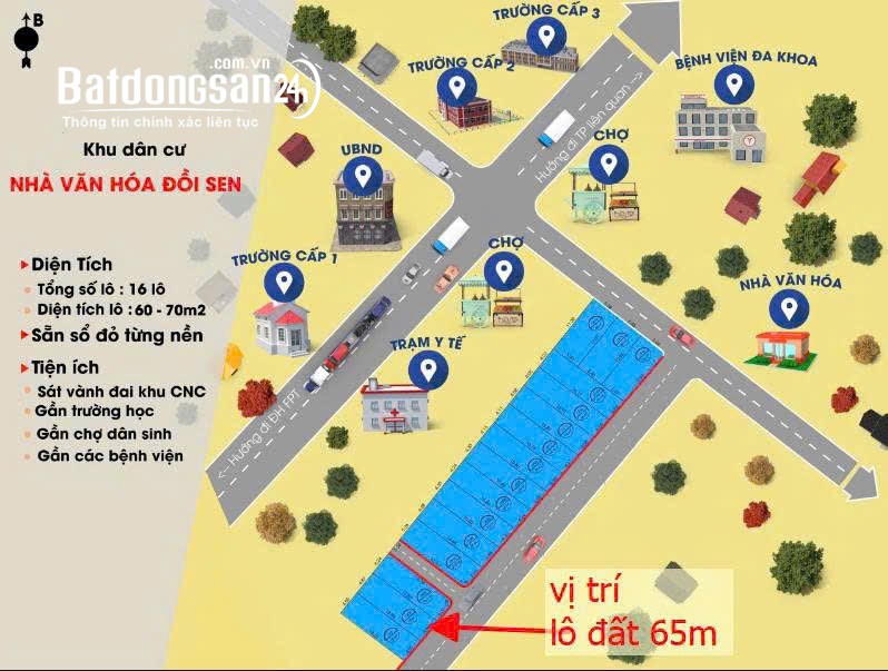 CHỈ HƠN 2 TỶ, CÓ NGAY 65M2 GẦN TL420