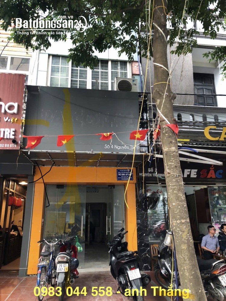 Cho thuê mặt bằng kinh doanh tầng 1 - mặt phố Nguyễn Thị Định - Hà Nội