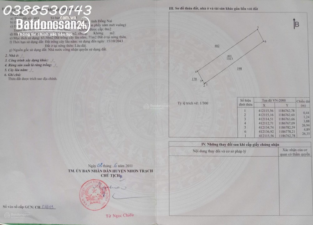 Bán nhà riêng chính chủ 135m2 tại Nhơn Trach, Đồng Nai, ngay thị trấn Hiệp Phước