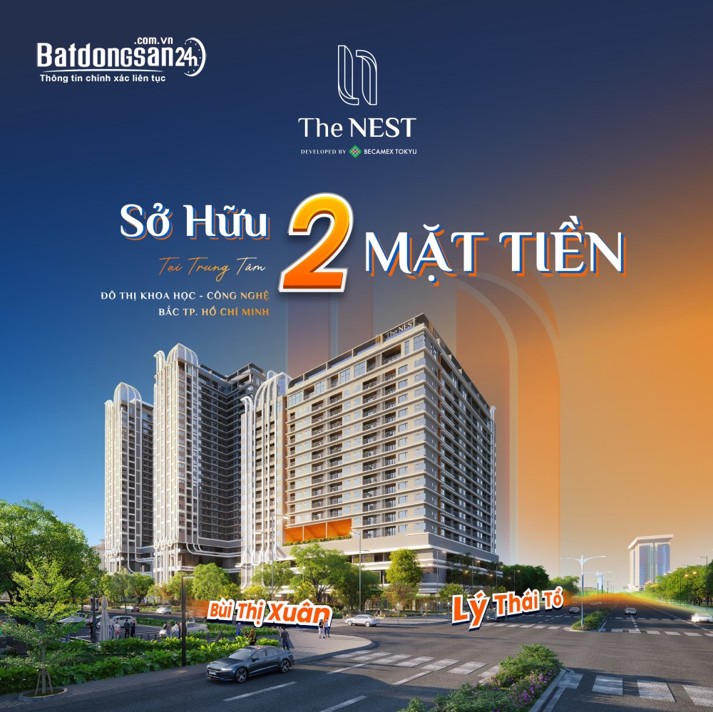 Bán căn hộ Midori Park The Nest, Đường Lý Thái Tổ, Phường Bình Dương (Thủ Dầu Một cũ)