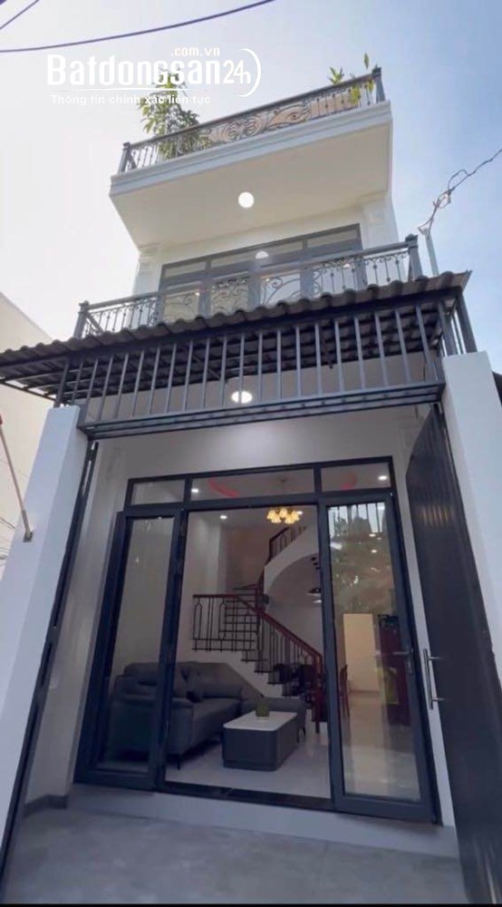 Bán nhà 3 tầng kiên cố, 52m2, Đường Bình Quới, Phường Bình Quới (Q. Bình Thạnh cũ) - 5,5 tỷ.