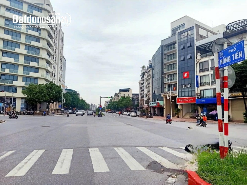 Bán nhà (6T - 152m2) mặt tiền Phố Hồng Tiến, Phường Bồ Đề (Q Long Biên cũ), Hà Nội