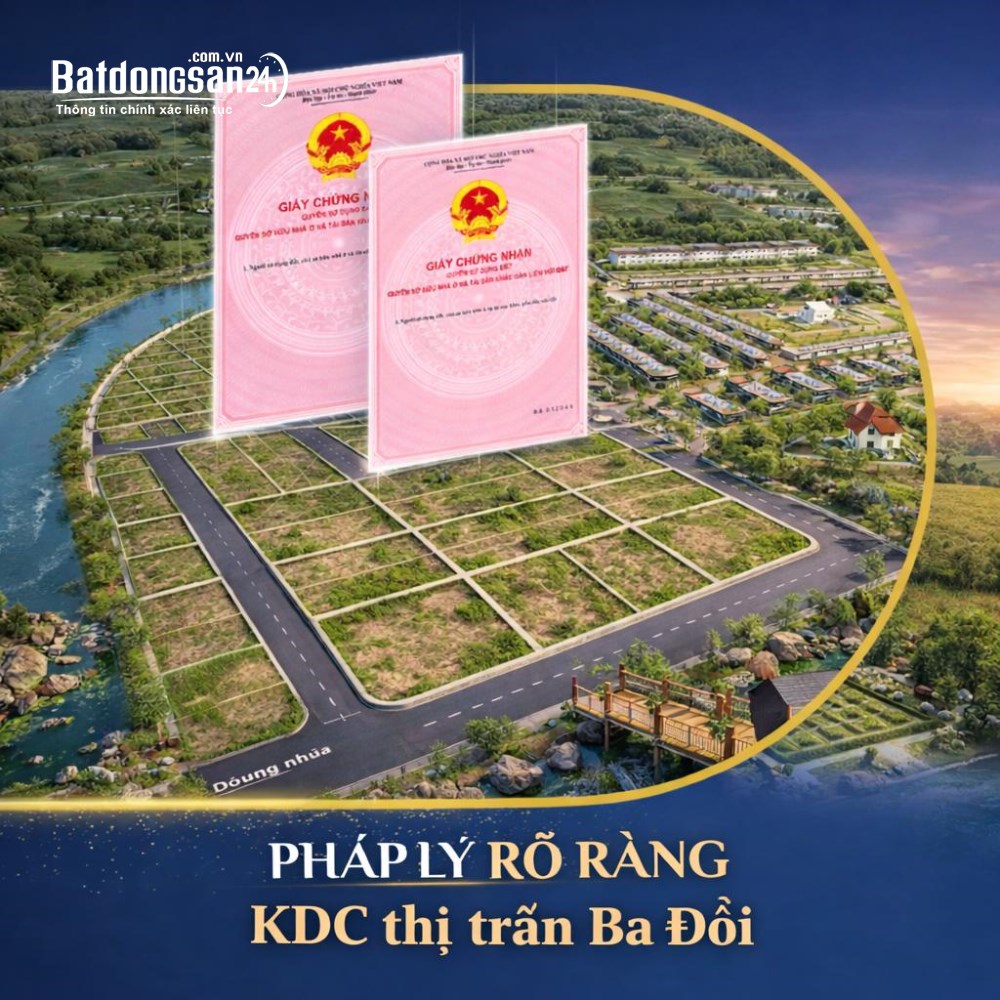 Bán đất Xã Lạc Thủy (Huyện Lạc Thủy cũ), Tỉnh Phú Thọ - Hơn 300tr - TT Ba Hàng Đồi 