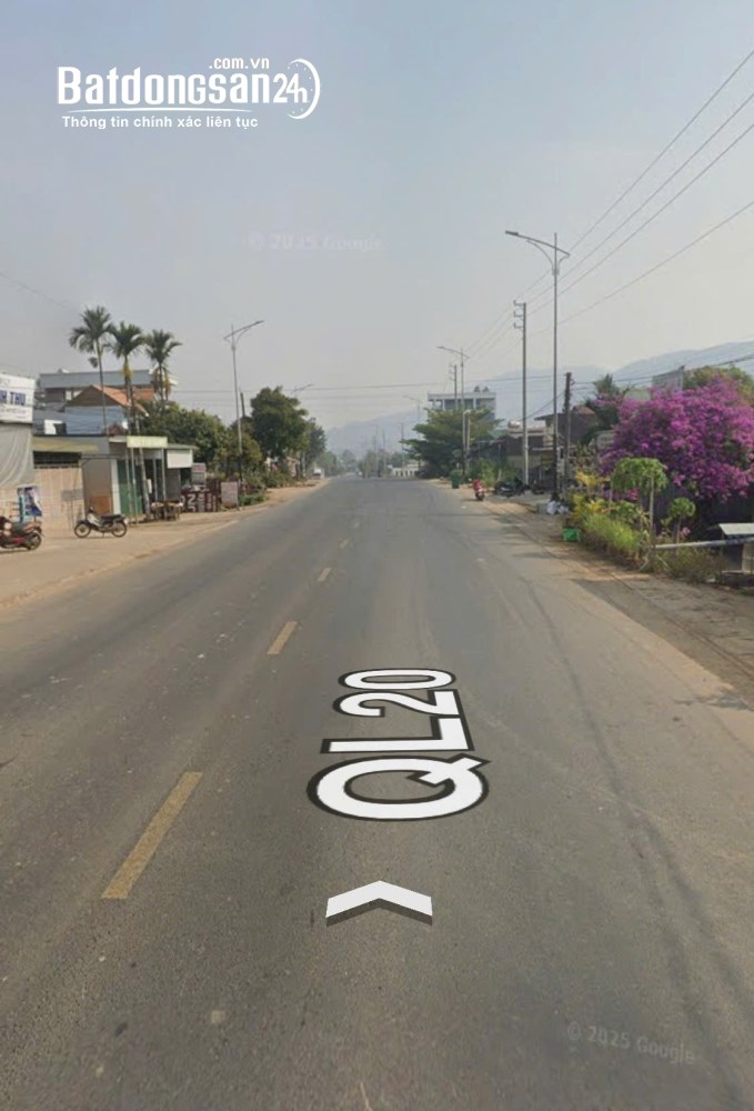 Bán đất 2 mặt tiền, 1800m2, Đường Quốc Lộ 20, (Huyện Đức Trọng cũ), Tỉnh Lâm Đồng