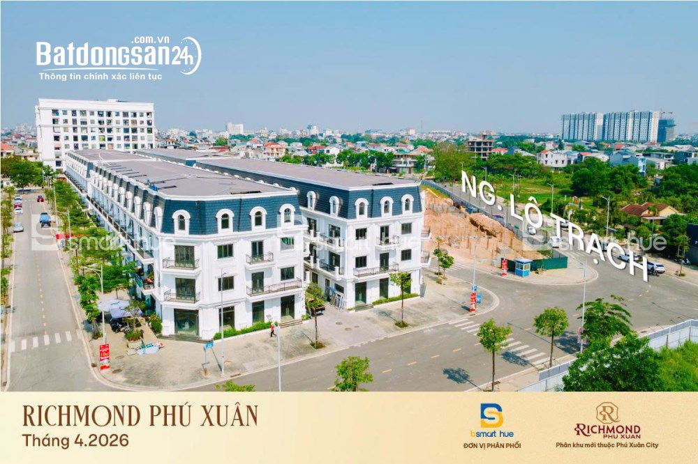 Bán Shophouse RICHMOND PHÚ XUÂN, P. An Cựu, TP Huế