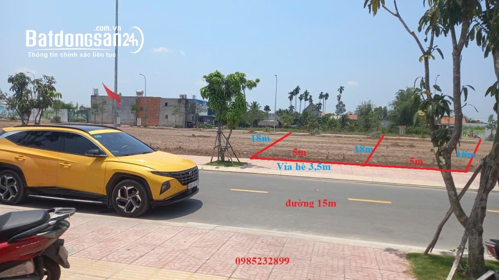 Bán đất  90m2, gần trường mầm non, trường cấp 1,2,3, chợ, ubnd, Xã Đức Hòa, Tỉnh Tây Ninh.