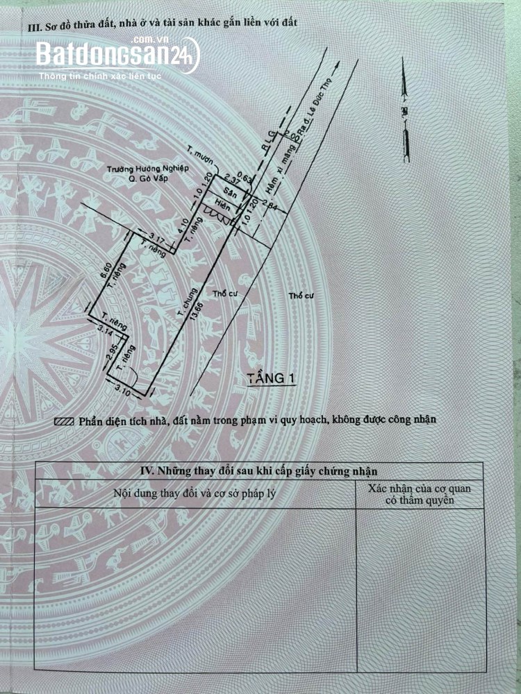 Bán gấp nhà 65m2, giá tốt 4,8 tỷ, P. An Hội Đông, TP Hồ Chí Minh.