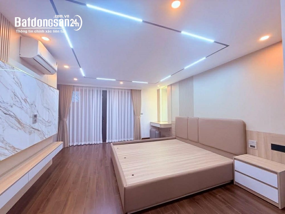 nhà đẹp Hồng Tiến, 50m x 8 tầng, MT 5.5m, full nội thất, ôtô vào nhà