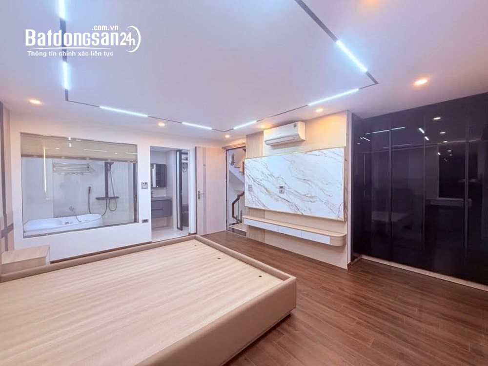 nhà đẹp Hồng Tiến, 50m x 8 tầng, MT 5.5m, full nội thất, ôtô vào nhà