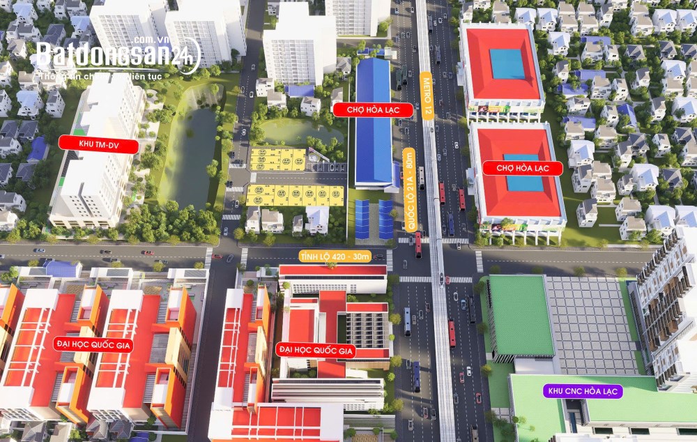 Bán đất Đường 21, Xã Hòa Lạc (H Thạch Thất cũ), Hà Nội