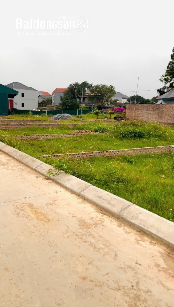 Bán 4 lô liền kề, 100m² (5x20), mặt tiền rộng 5m, Xã Kim Anh, TP Hà Nội